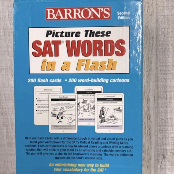 Pictures these SAT words in a flash cards by Philip Geer 2010 - Picture 4 of 6